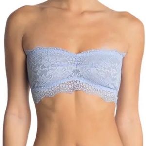 FREE PEOPLE Stretch Floral Lacey Looks Bandeau Bra